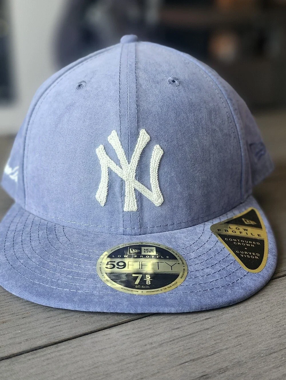 AIME LEON DORE RARE New Era Powder Blue New York Yankees Cap PEACHSKIN